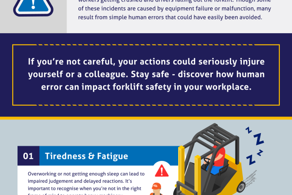 5 Ways Human Error Impacts Forklift Safety